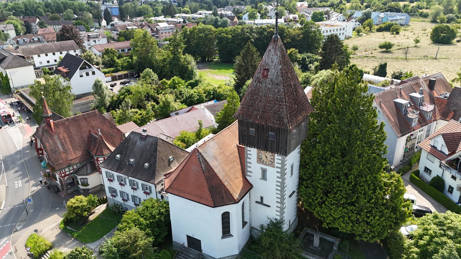 Pfarrkirche St. Georg_Luftaufnahme